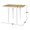 International Concepts Rectangle Small Dropleaf Table, White / Natural, 20.6 W, 36 L, 29 in H, Wood, White/Natural T02-2236D - alternate 9
